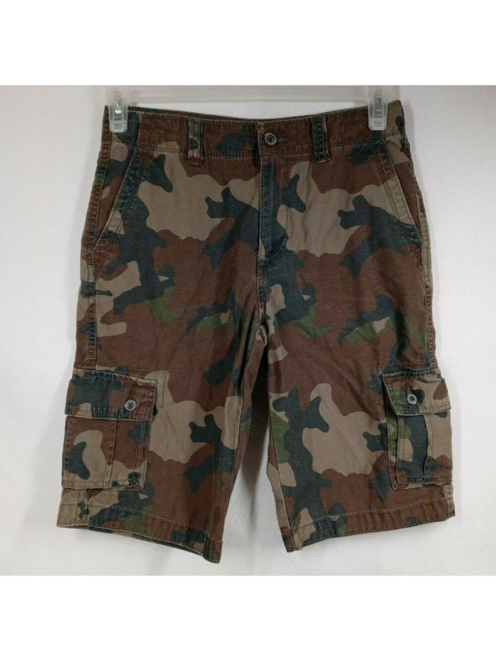 Arizona Jean Co. Men's Brown & Green Camo Cargo Shorts Size 18